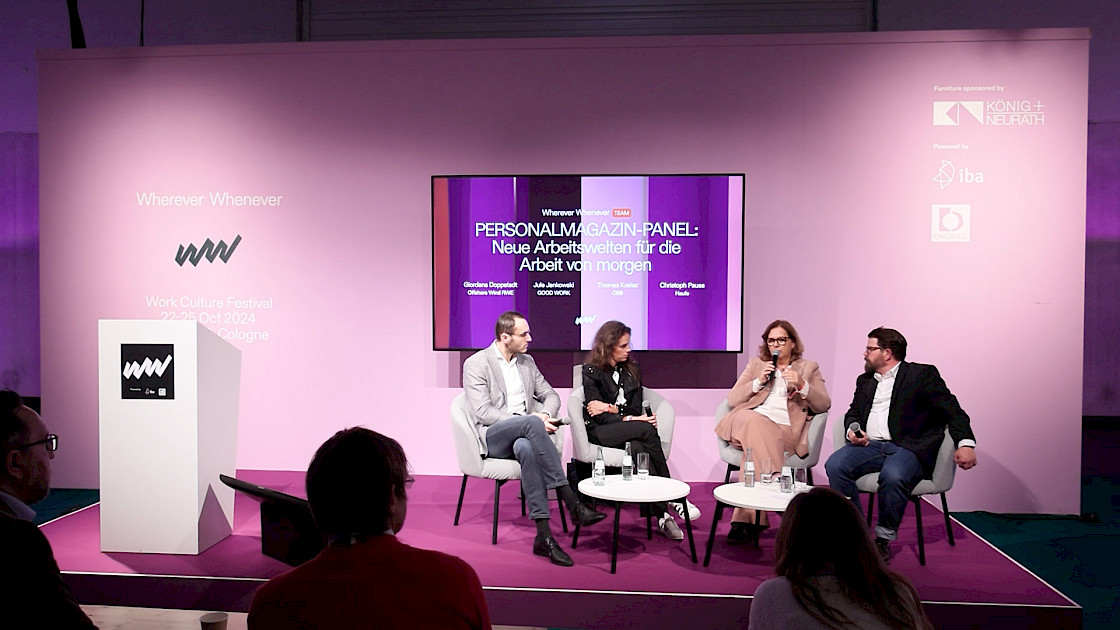 WW-Work Culture Festival, Panel Personalmagazin, © IBA