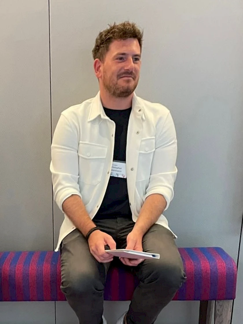 Christopher Hestermann, Architect and Team Lead at Drees & Sommer, speaker at the Wherever Whenever – Work Culture Festival 2026. Photo: © Drees & Sommer