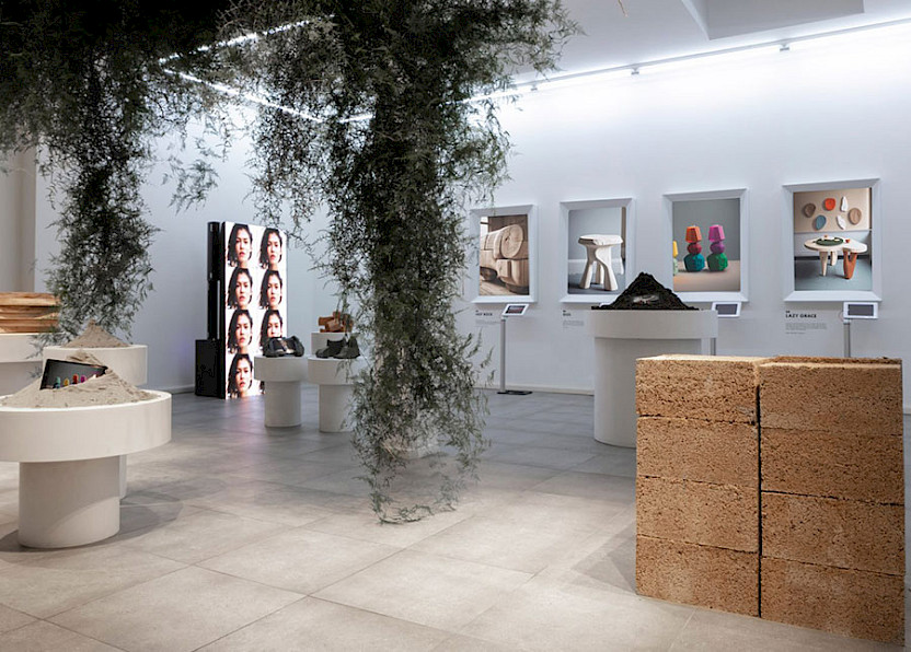 Inszenierung in den Galerieräumen von Charles Philip anlässlich der Milan Design Week 2023.
