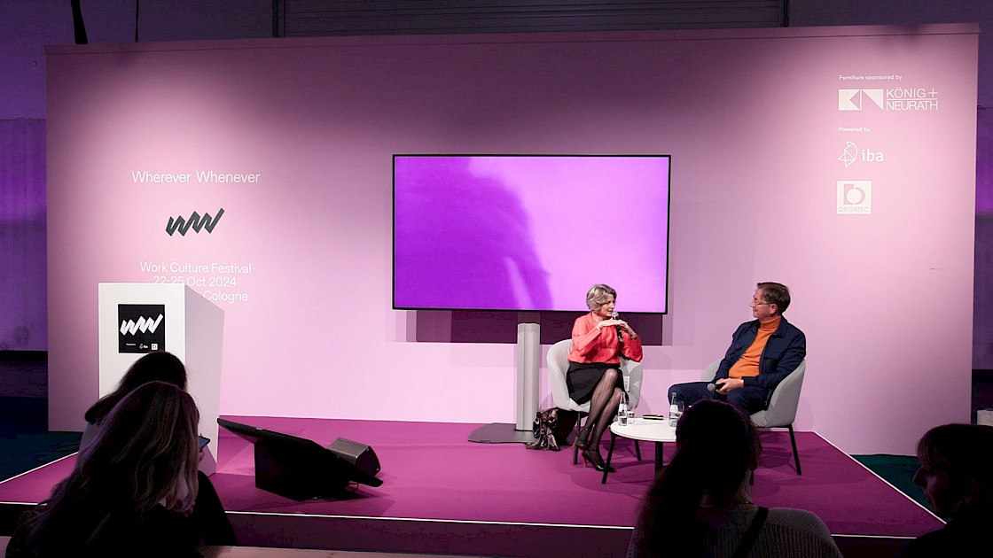 Wherever Whenever - Work Culture Festival: Talk with Birgit Gebhardt and Prof Dr Axel Buether