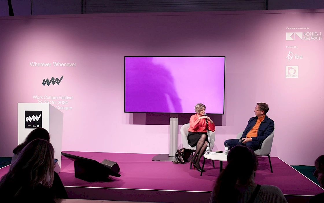 Wherever Whenever - Work Culture Festival: Talk with Birgit Gebhardt and Prof Dr Axel Buether