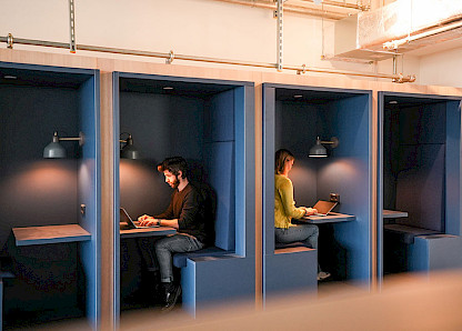 The new OTTO headquarters offers employees the opportunity to choose their workplace flexibly.
