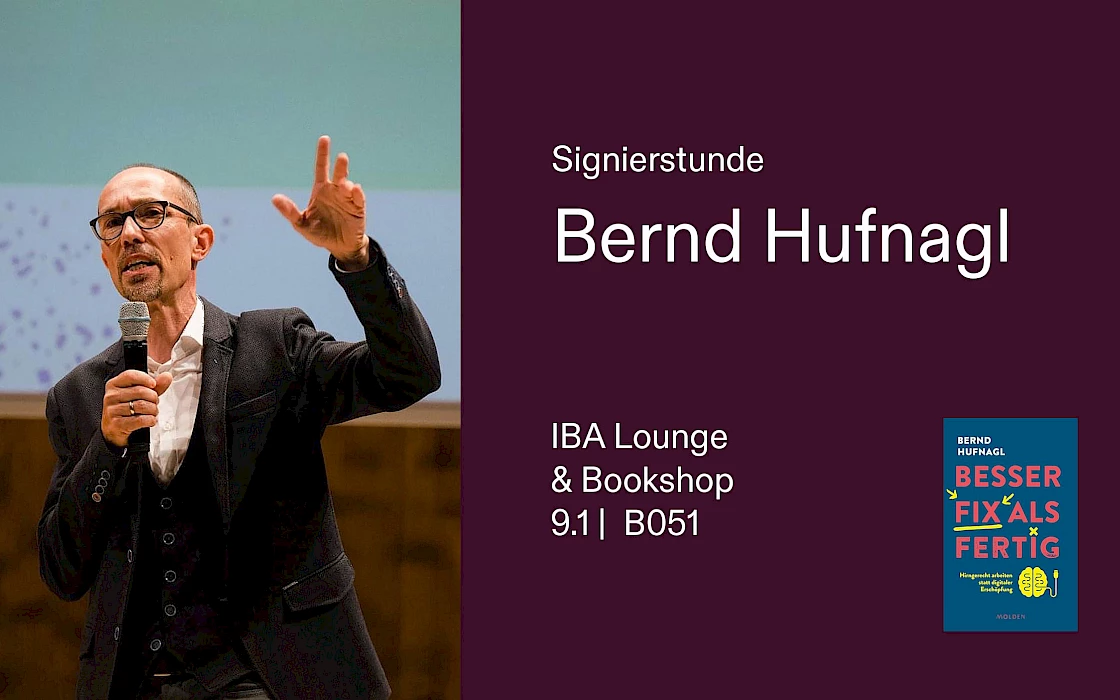 Book Signing: Bernd Hufnagl