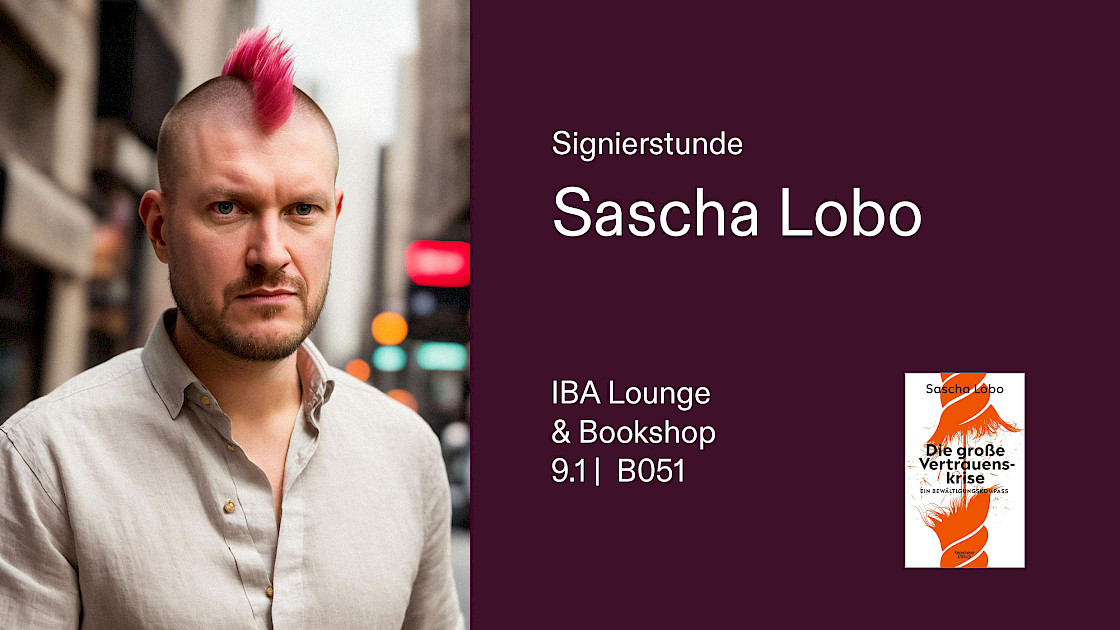 Buchsignierung: Sascha Lobo