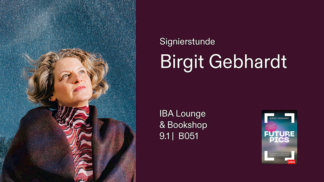 Signierstunde: Birgit Gebhardt