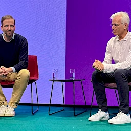 Fabian Kienbaum und Michael Trautmann auf der ORGATEC 2024