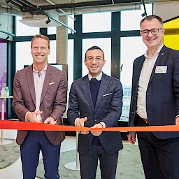 Picture of the opening ceremony of the Nestlé headquarters in Frankfurt am Main. Picture: Nestlé