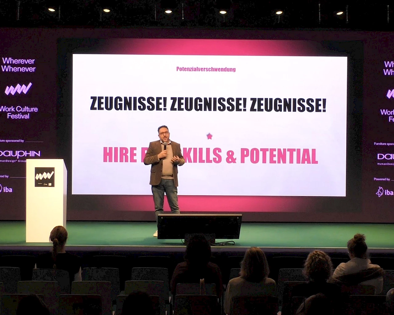 Cawa Younosi, Work Culture Festival 2024. BIld: IBA