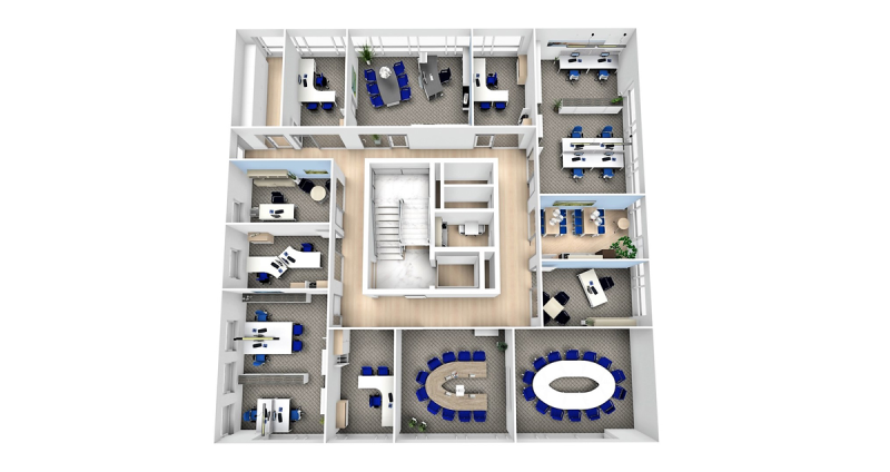 Example: Individual and multi-person offices