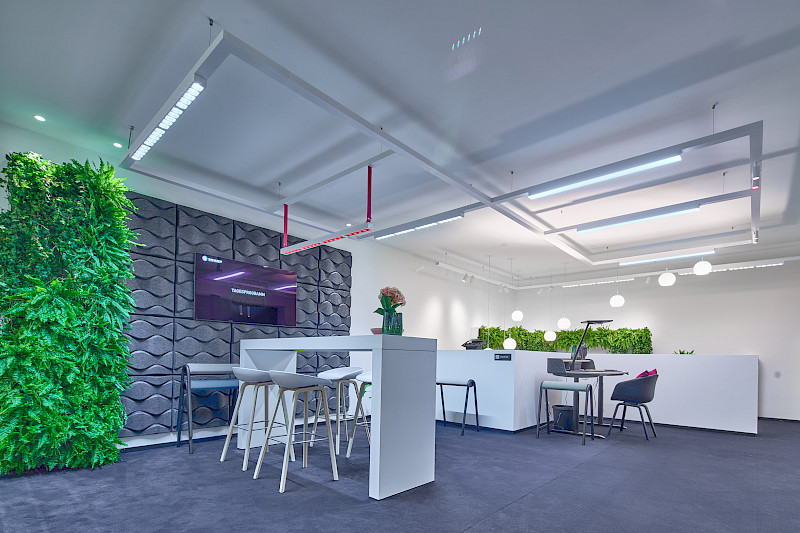 Modulare Office-Tragschienensysteme bieten mehr Flexibilität (Credit: © Trilux)