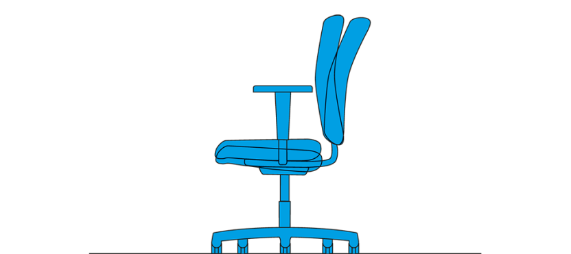 Dynamic sitting encourages movement even when seated