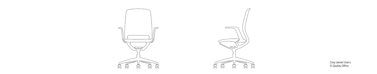 Cosy swivel chairs, image: © Quality Office