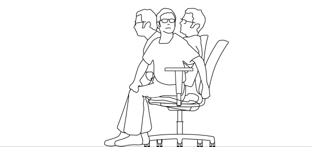 Even when working from home: Move frequently and sit dynamically.