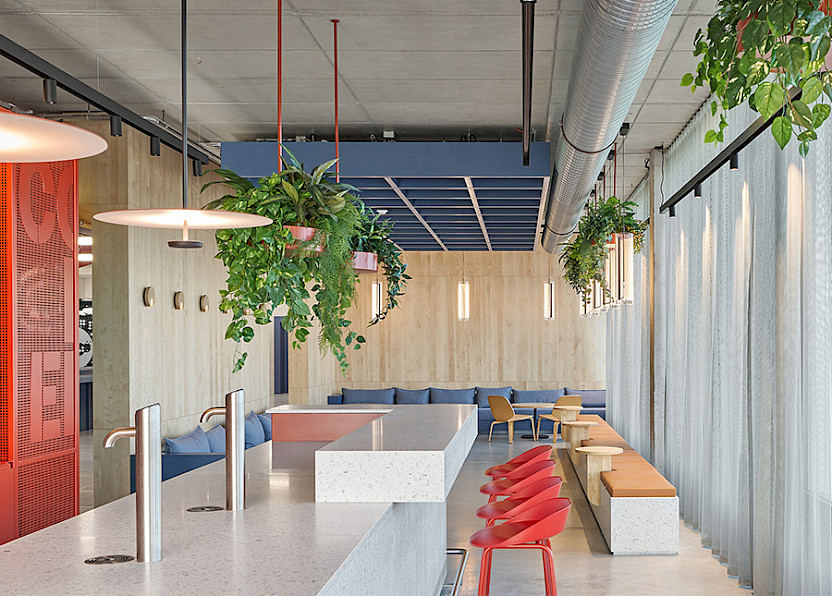 Begegnungsflächen im SAP Labs Munich. Bild: Zooey Braun