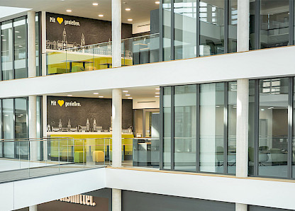 Das Herzstück des gesamten Areals: Magistrale