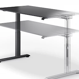 Height-adjustable desk, Image: Sedus
