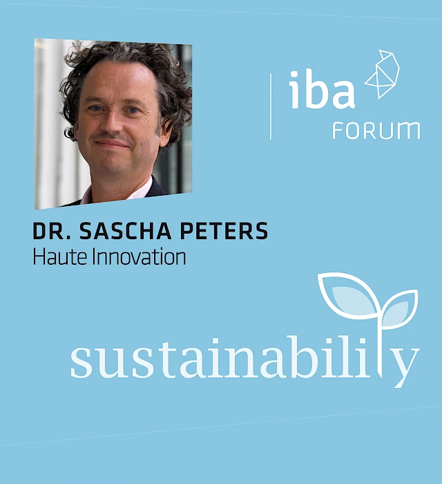 Dr. Sascha Peters zu nachhaltigen Materialien