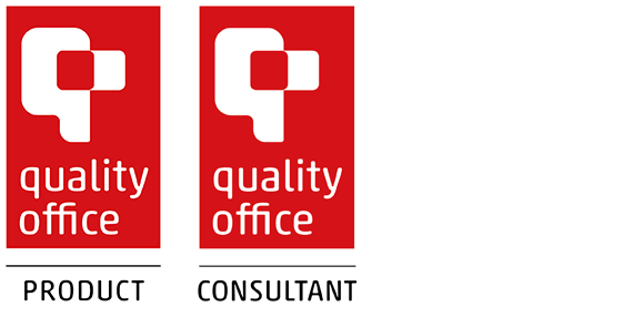 Abbildung: Quality Office-Logos